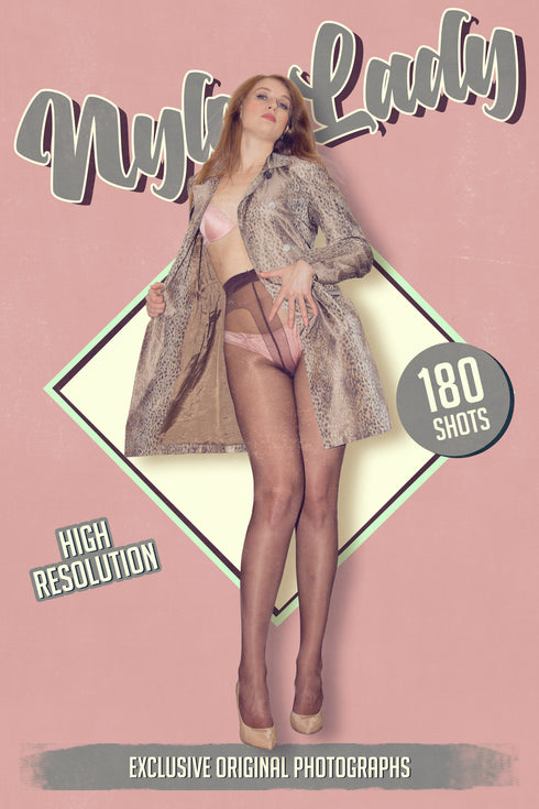 NylonLady #016 Yulya Red Pantyhose