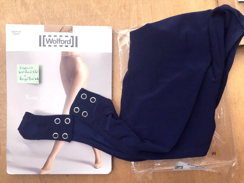 PANTYHOSE + ROYAL BLUE BODY of KSENIA 2017-07(1)