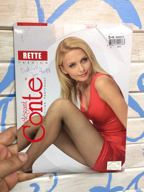 PANTYHOSE of Kaylee 2018-03(1) White Fishnets