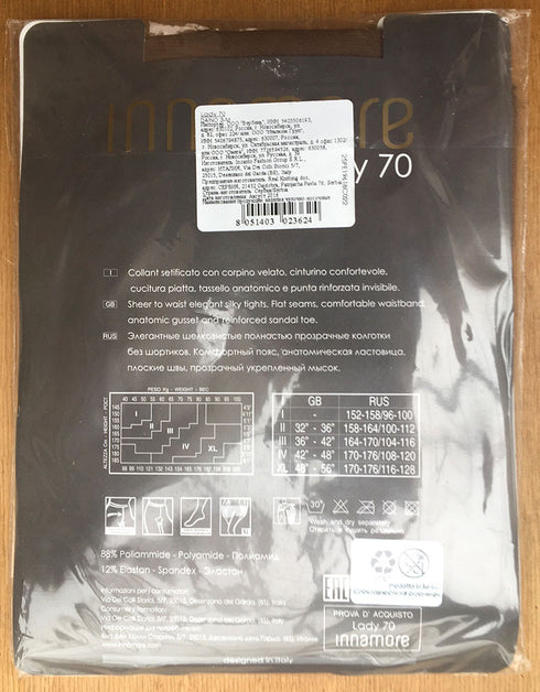 Pantyhose of OLIVIA from 2017-03(2) - INNAMORE 70