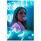 Neon Vibes Bubblegum Girl Poster