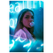 Neon Vibes Bubblegum Girl Poster