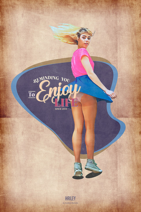 Hailey Enjoy Life Summer 2018 Poster