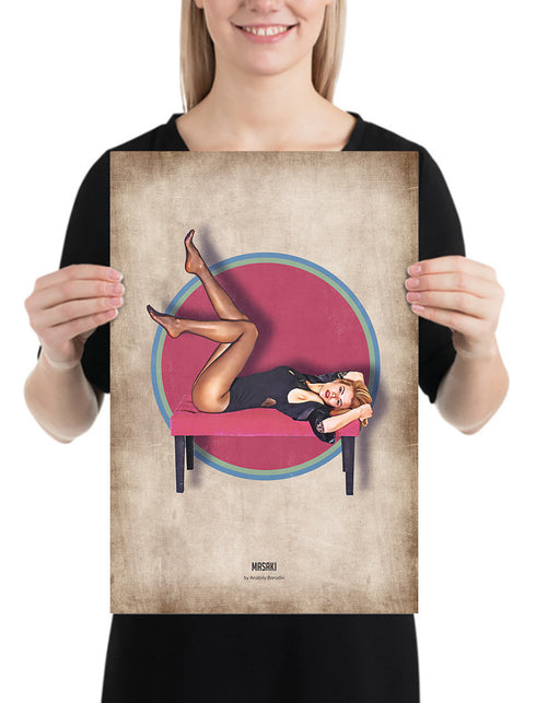 Masaki Pinup Celebrate Notext Poster