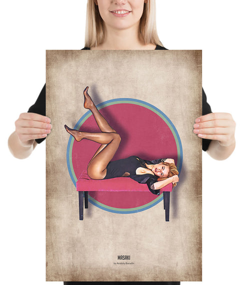 Masaki Pinup Celebrate Notext Poster
