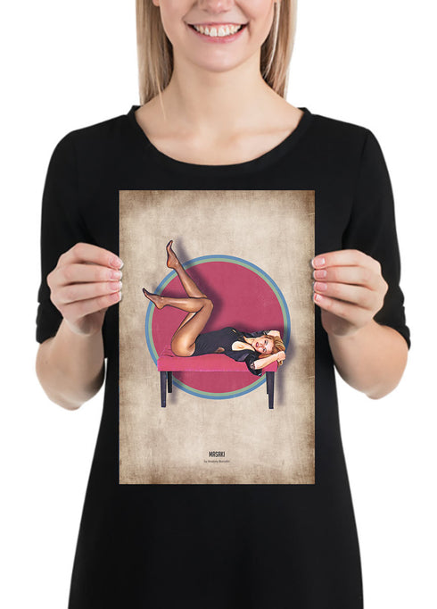 Masaki Pinup Celebrate Notext Poster