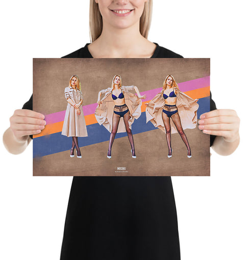 Masaki Tribute to Newton Triptych