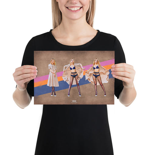 Masaki Tribute to Newton Triptych