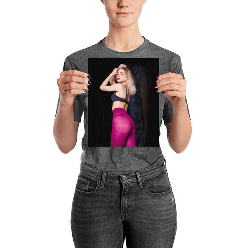 Viktoria in Purple - Fine Art Paper Poster