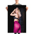 Viktoria in Purple - Fine Art Paper Poster